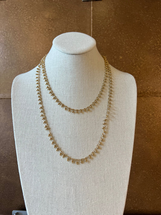Gold Bead Necklace