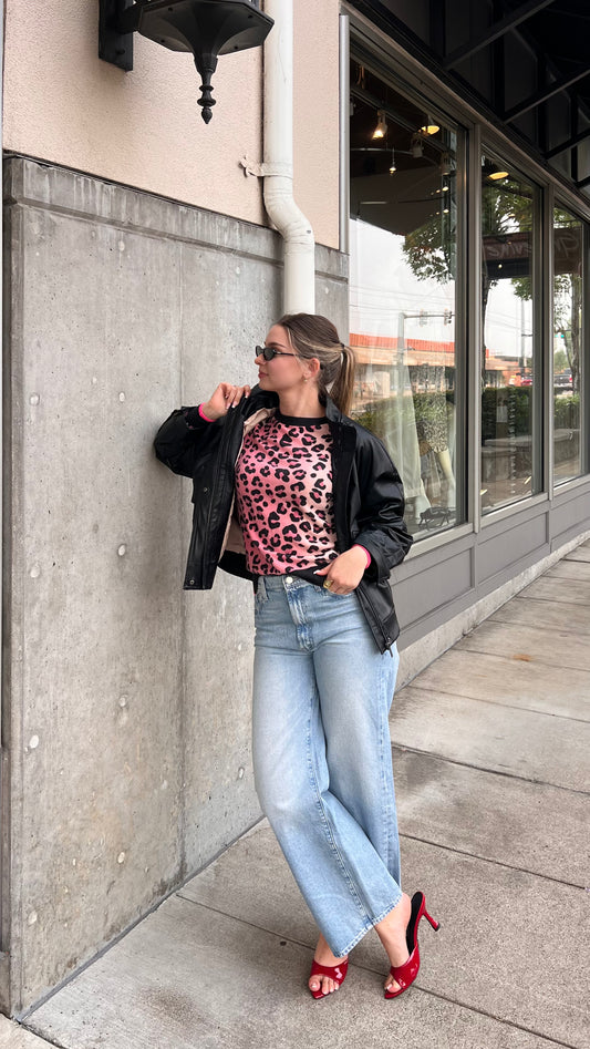 Lauren Leopard Sweat