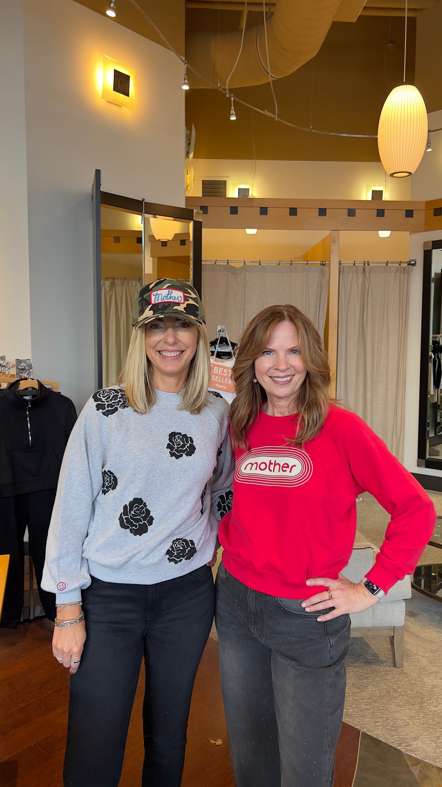 Grey Flower Sweatshirt