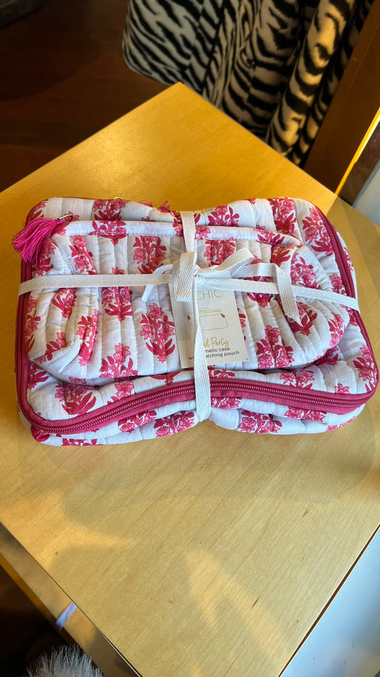 Cosmetic case set of 2