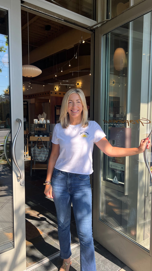 Sunshine Embroidery Tee