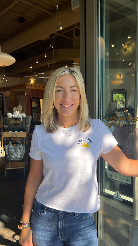 Sunshine Embroidery Tee