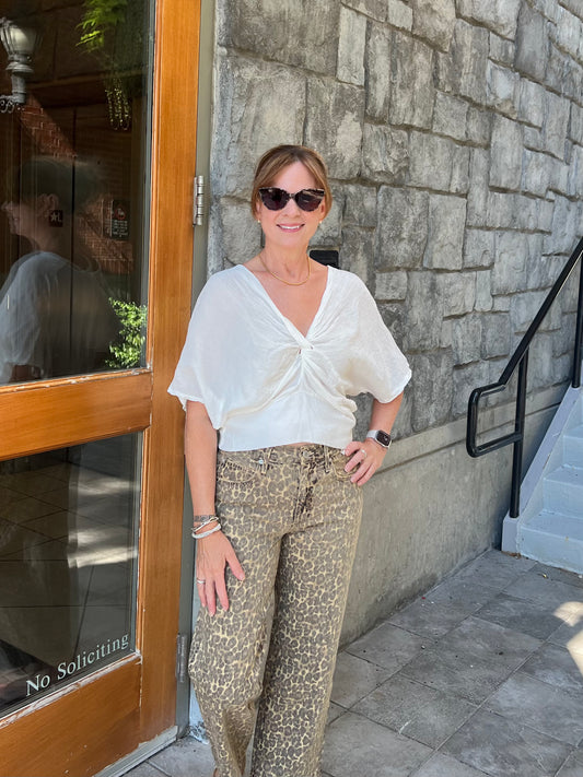 Front Twist Knot Top