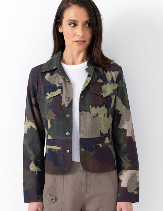 Go Military Jacket Printed