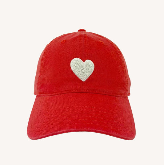 Chenille Heart Hat