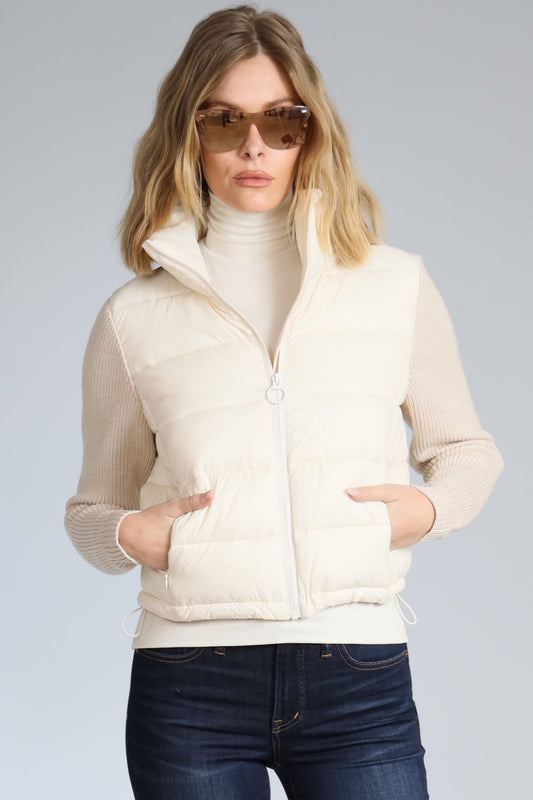 Sweater Sleeve Puffer