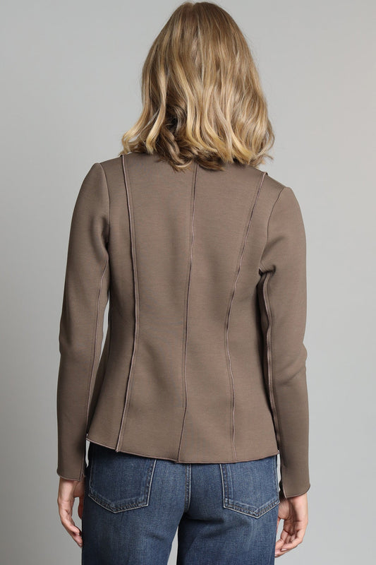 Sporty Neoprene Blazer