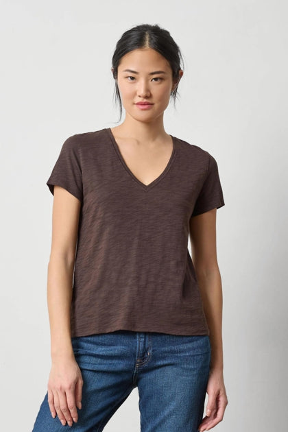 V-neck Short Sleeve Tee