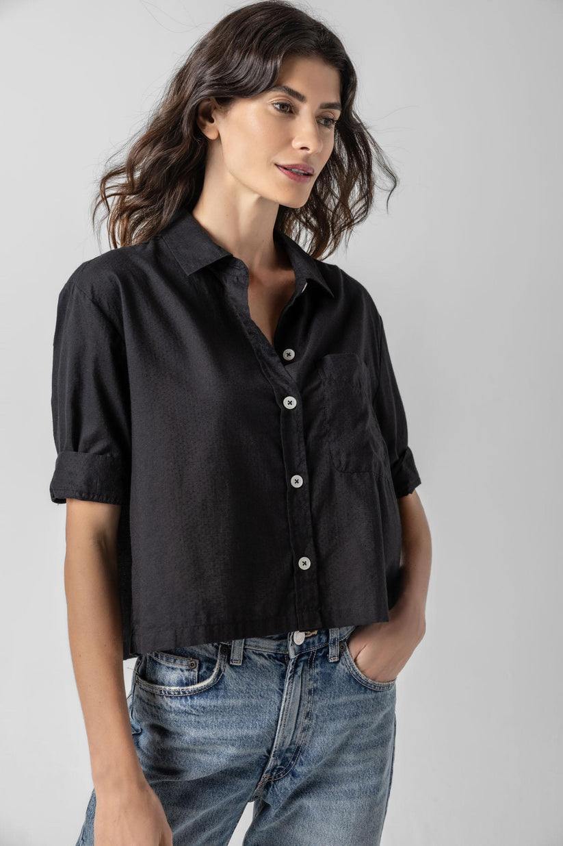 Easy Sleeve Button Down