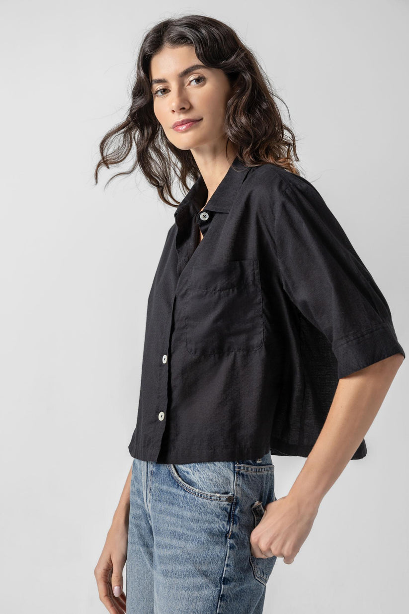 Easy Sleeve Button Down