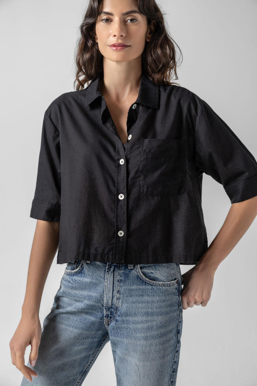 Easy Sleeve Button Down