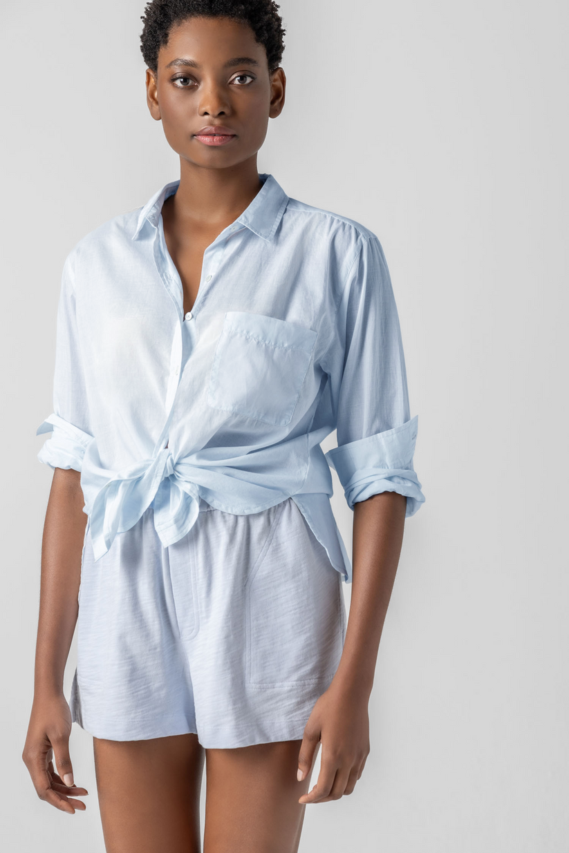 Relaxed Long Sleeve Button Down