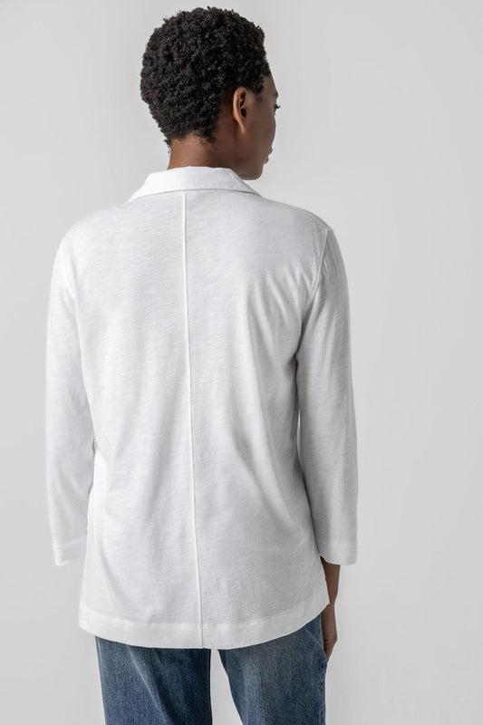 3/4 Sleeve Split Neck Tunic