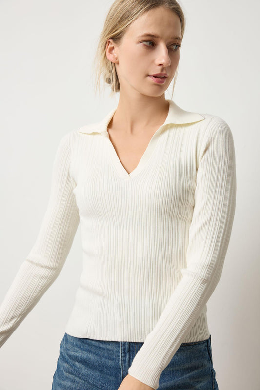 Long Sleeve Henley Sweater