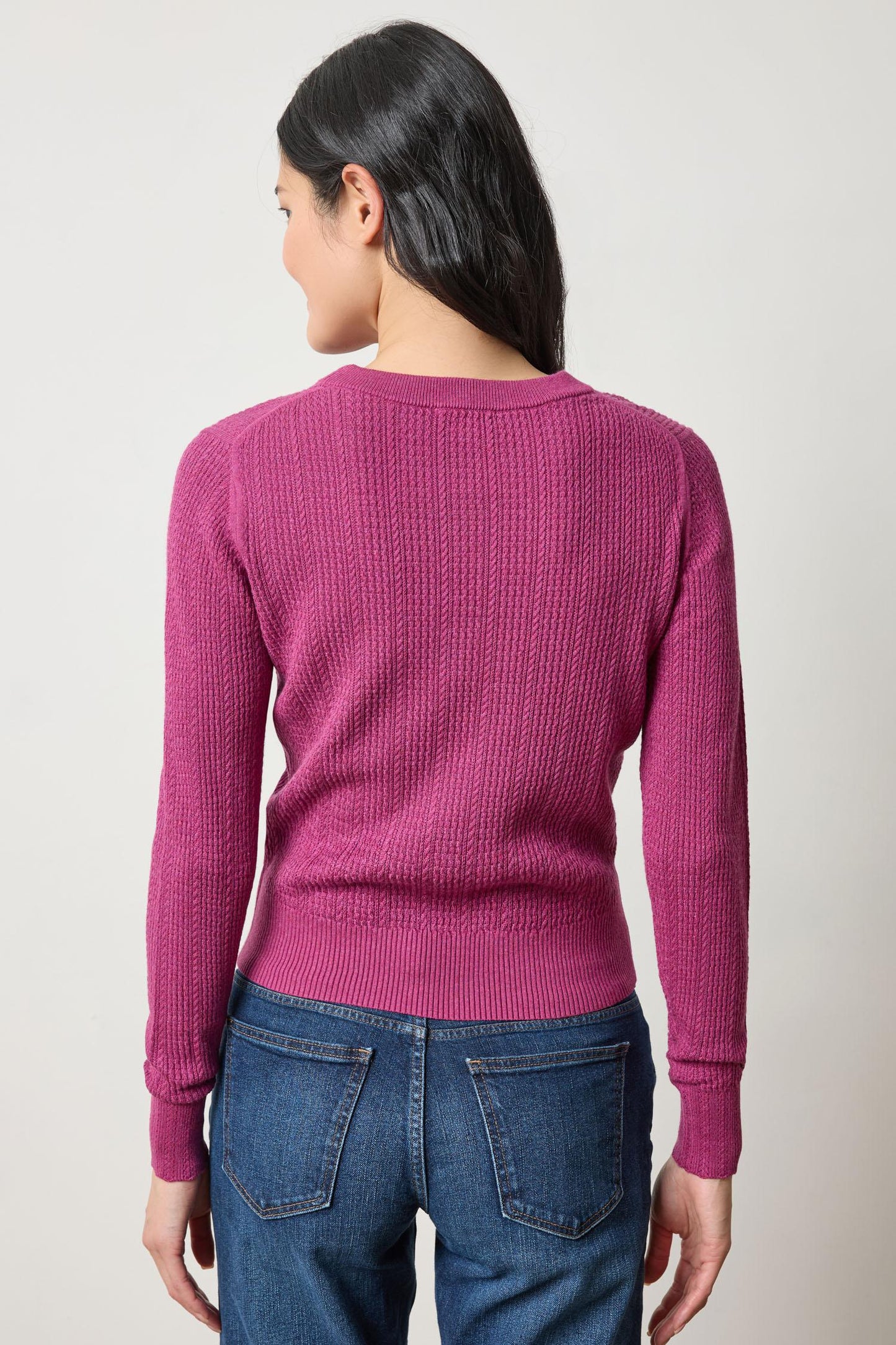 Multi Stitch Pullover Sweater