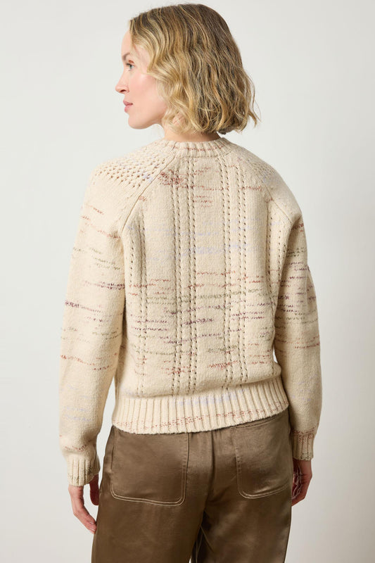 Open Stitch Crewneck