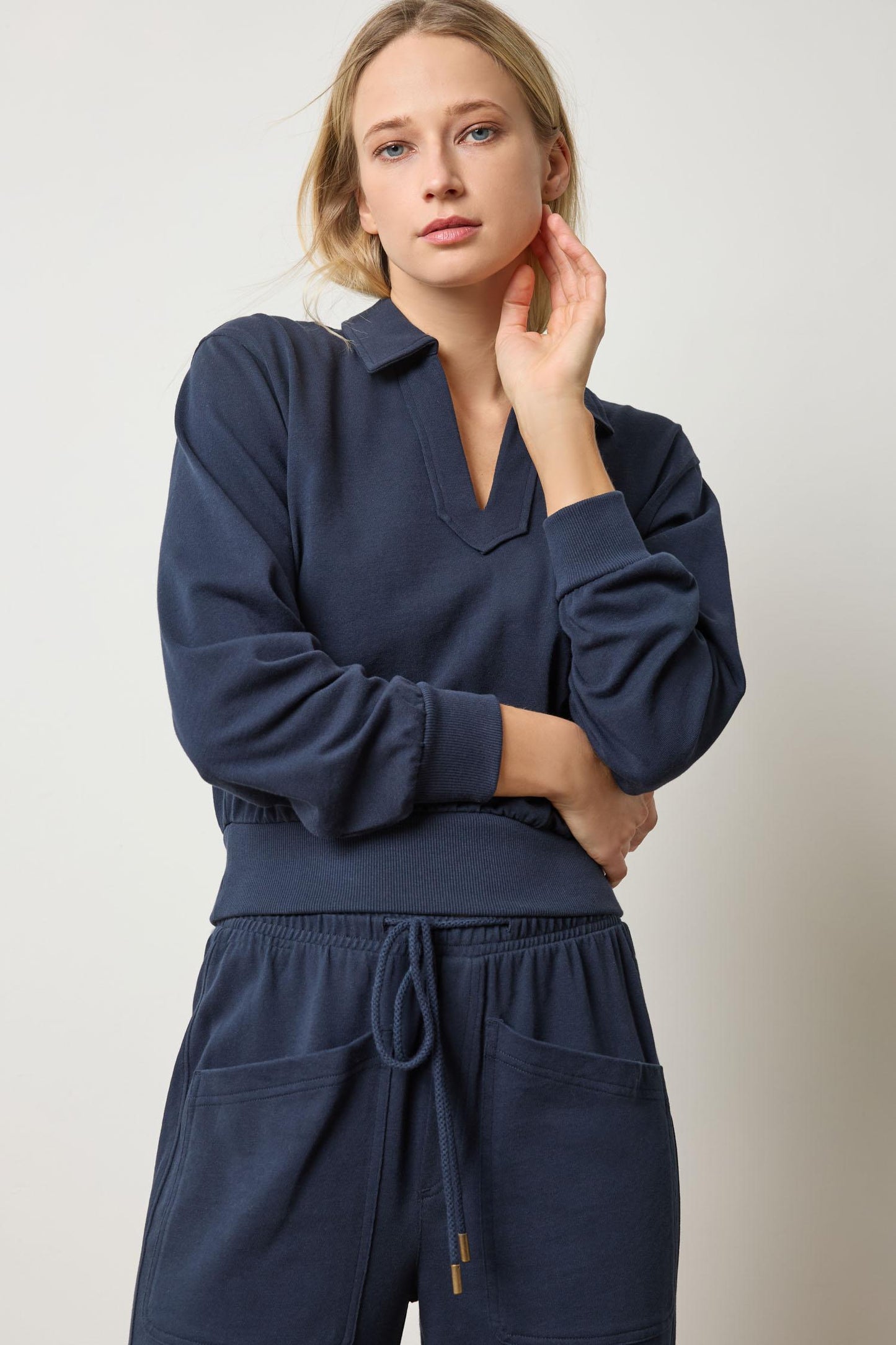 Drop Shoulder Polo