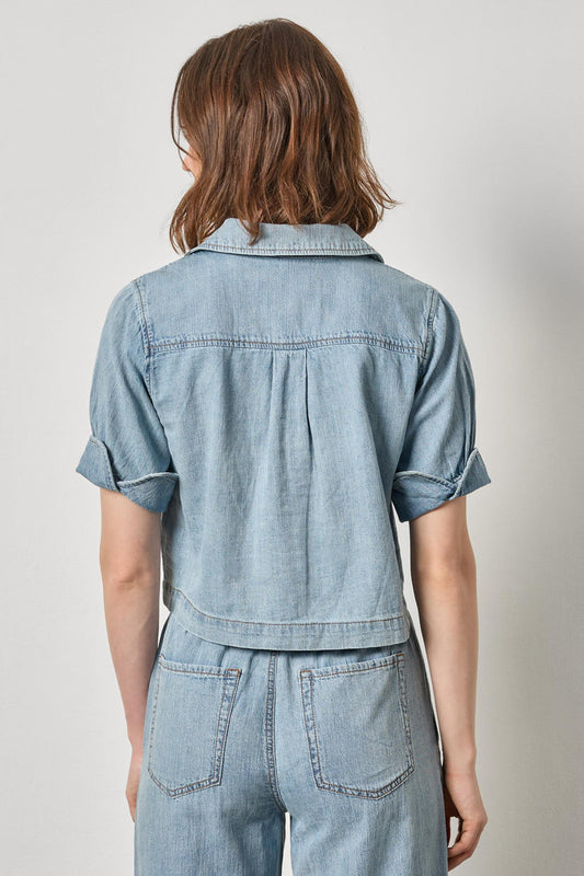 Denim Cuffed Shirt