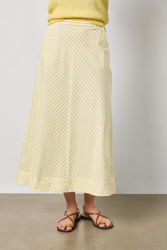 Stripe Maxi Skirt