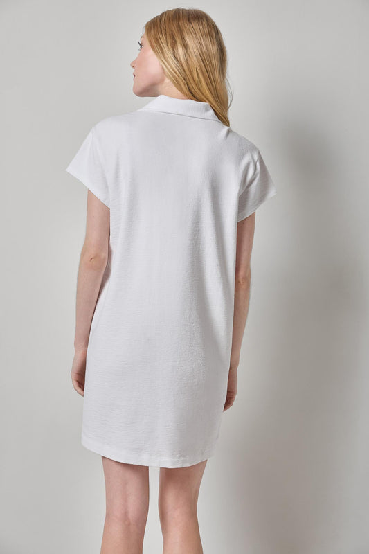 Textured Terry Tunic Dress