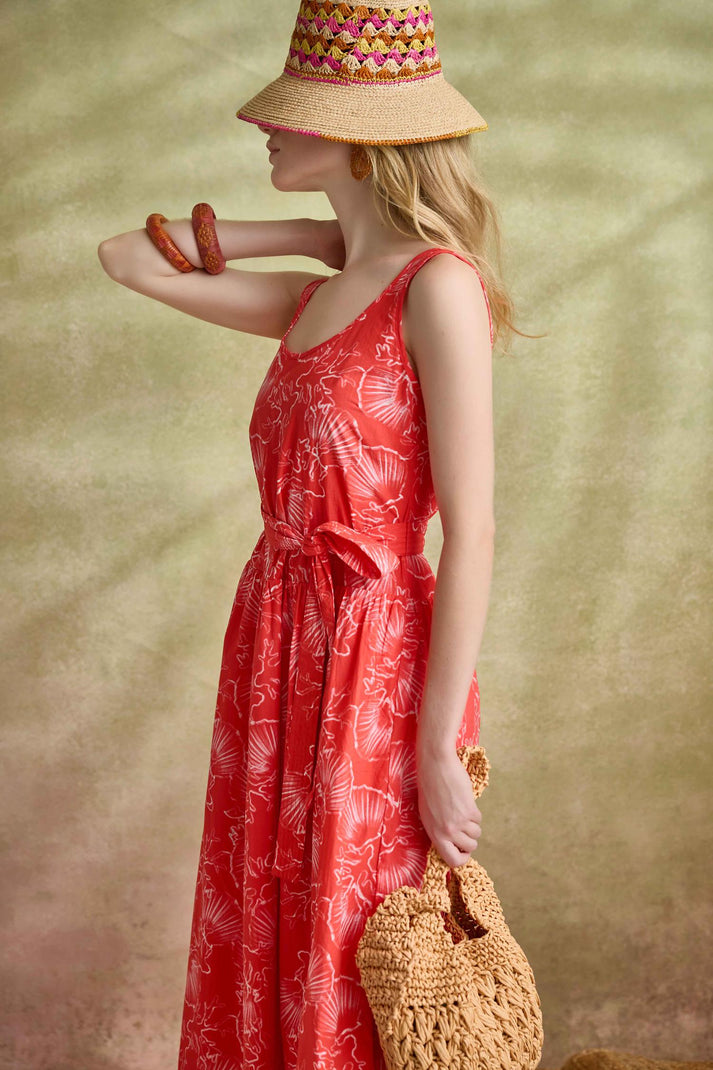 Poplin Maxi Yoke Dress