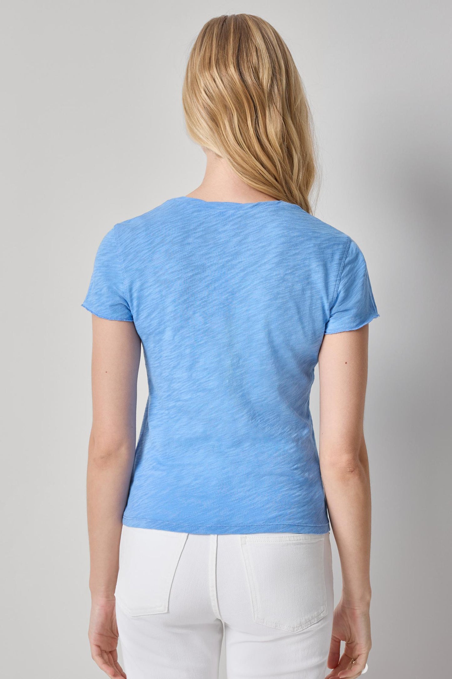 Twisted Binding V-Neck