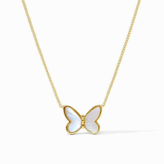 Papillon Delicate Necklace-MOP