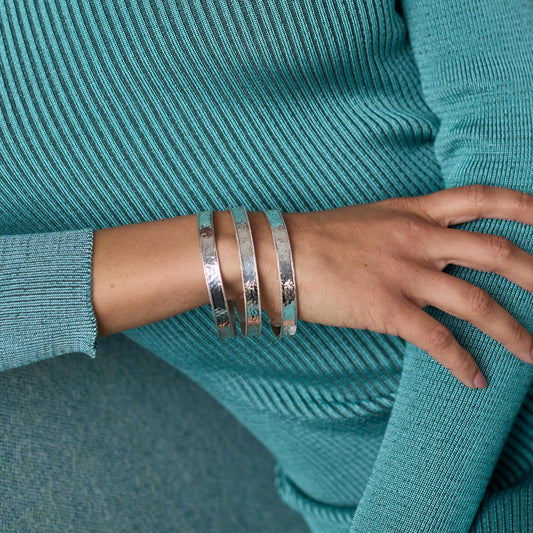Silver Savoy Bangle
