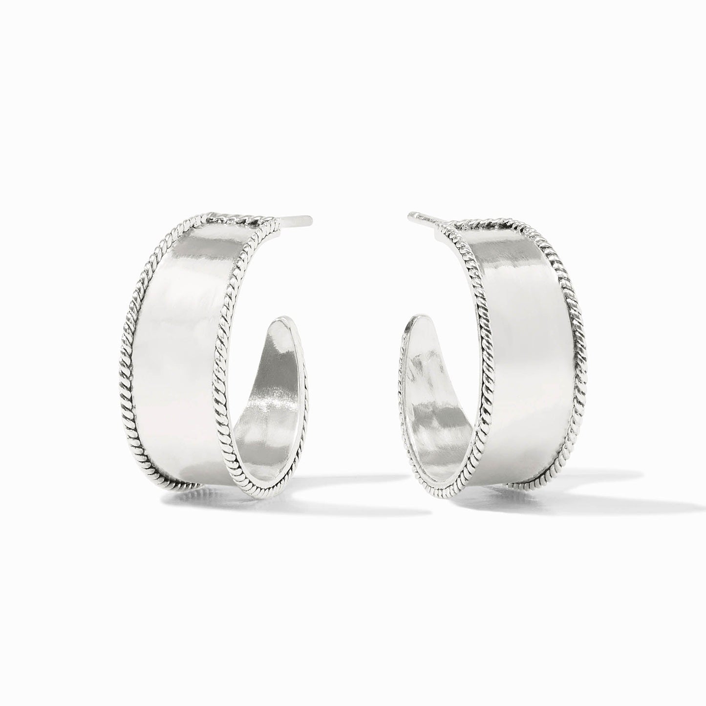 Silver-Savoy Hoop Small