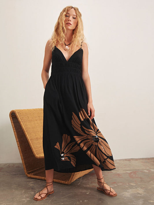 Mira Embellished Volume Dress