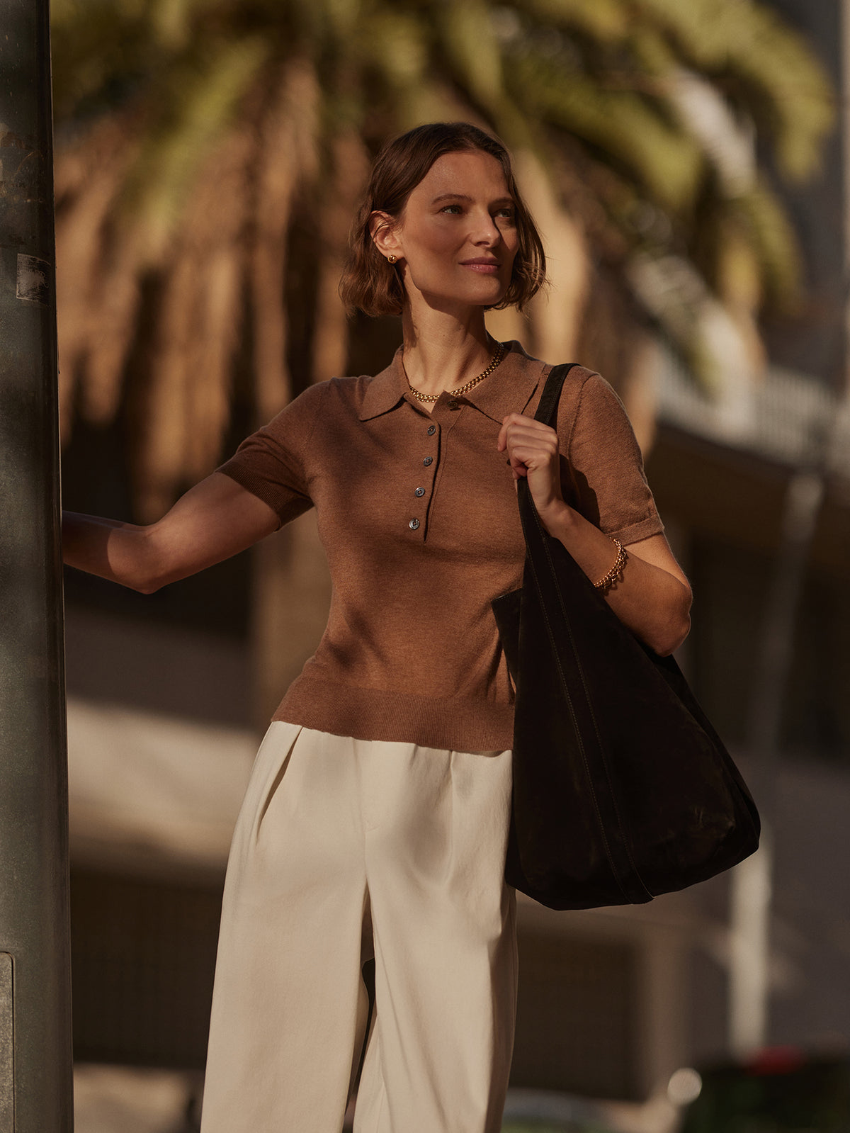 Toni Polo Knit Tee