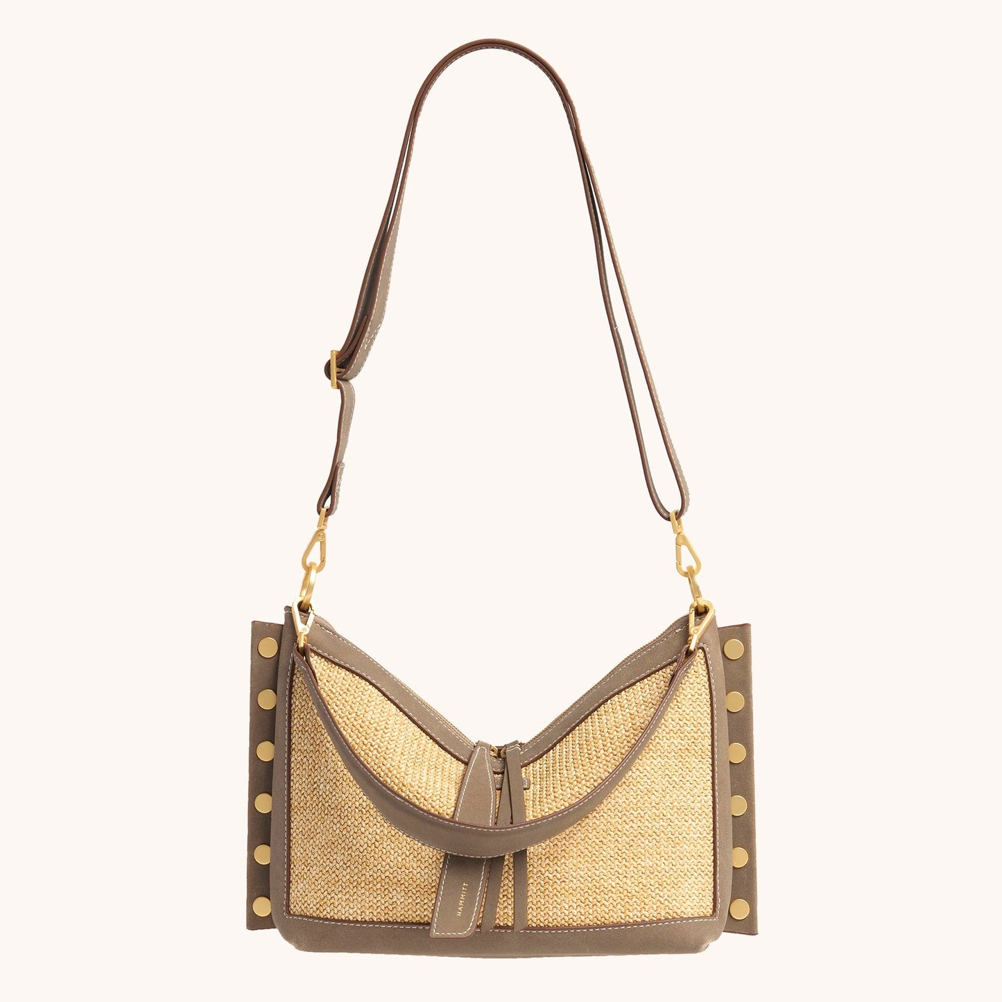 Mr. G MED-Pewter Raffia BG