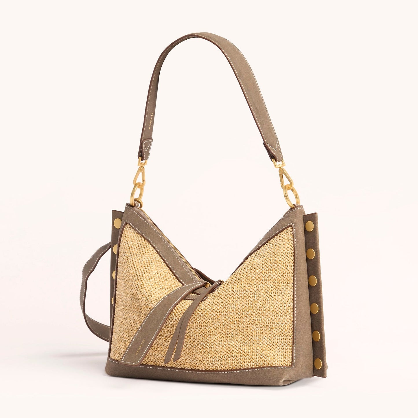 Mr. G MED-Pewter Raffia BG