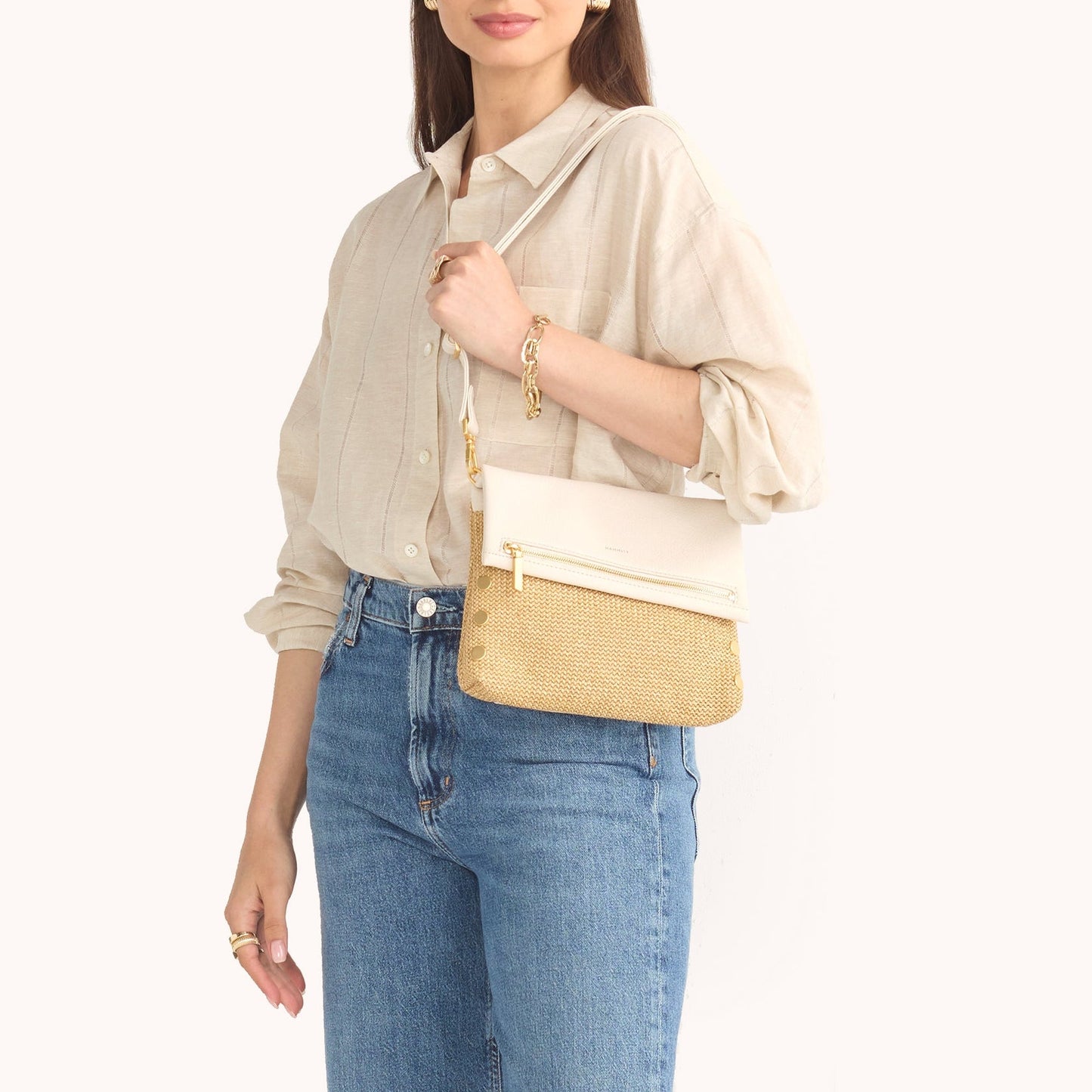 VIP Med-Calla Lilly Wht/Raffia