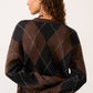 Argyle Crew Pullover