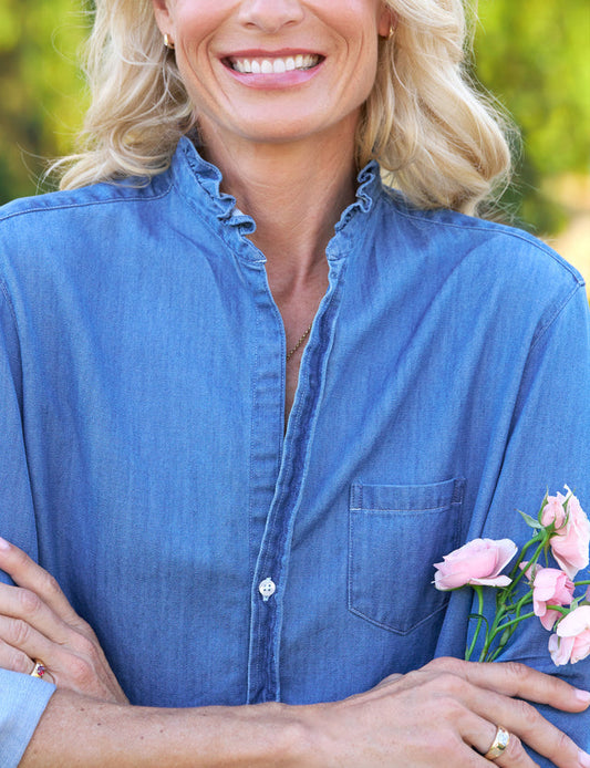 Eileen Ruffle Shirt