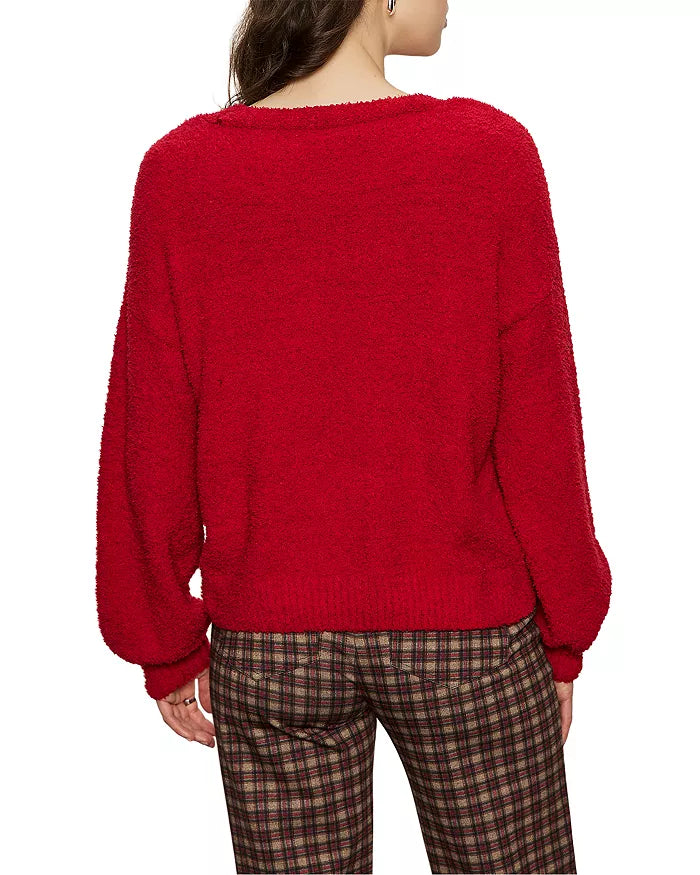 Teddy V-Neck Sweater