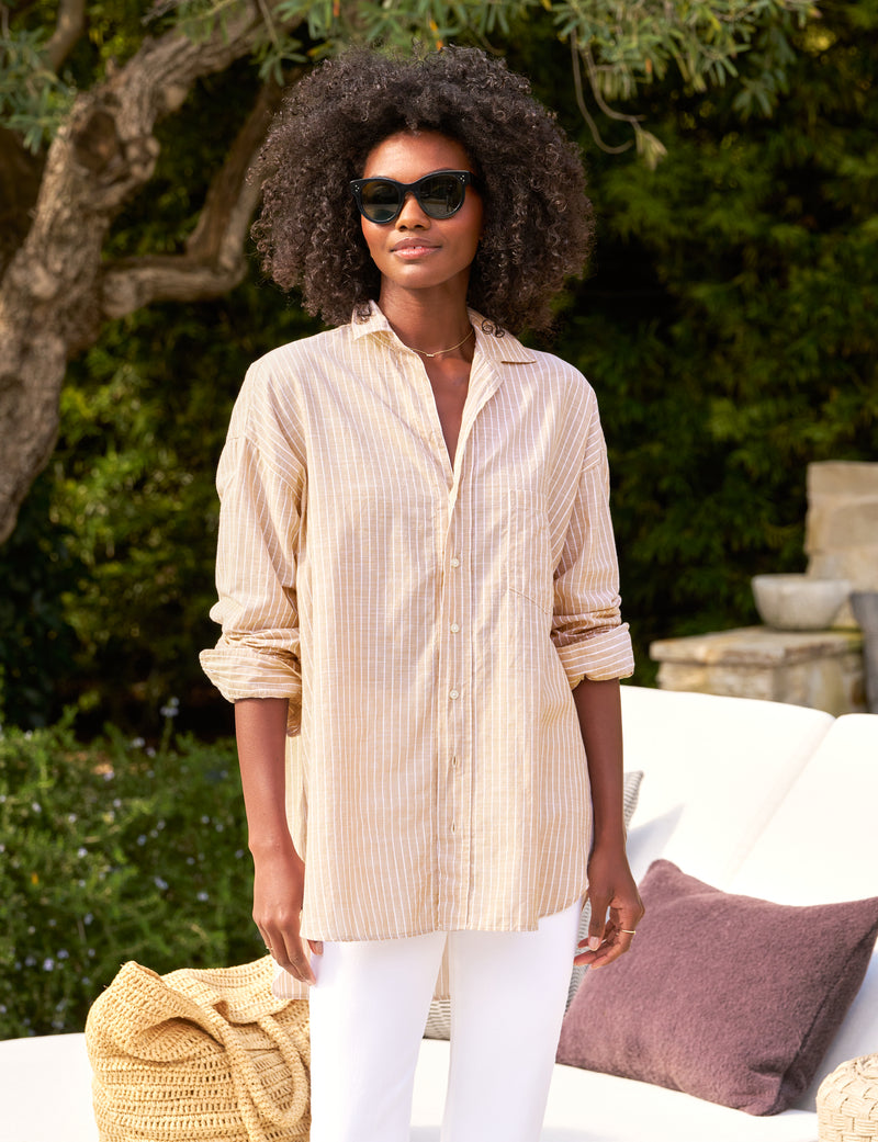 SHIRLEY Oversized Button-Up Shirt