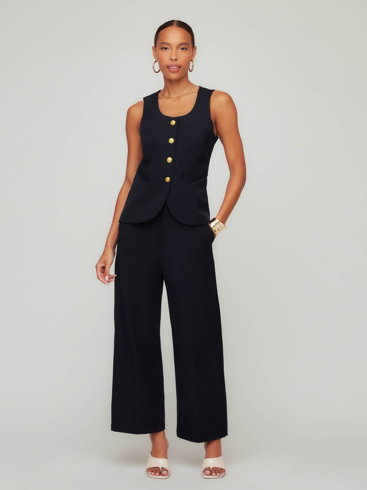 Janice Cropped Wide Leg