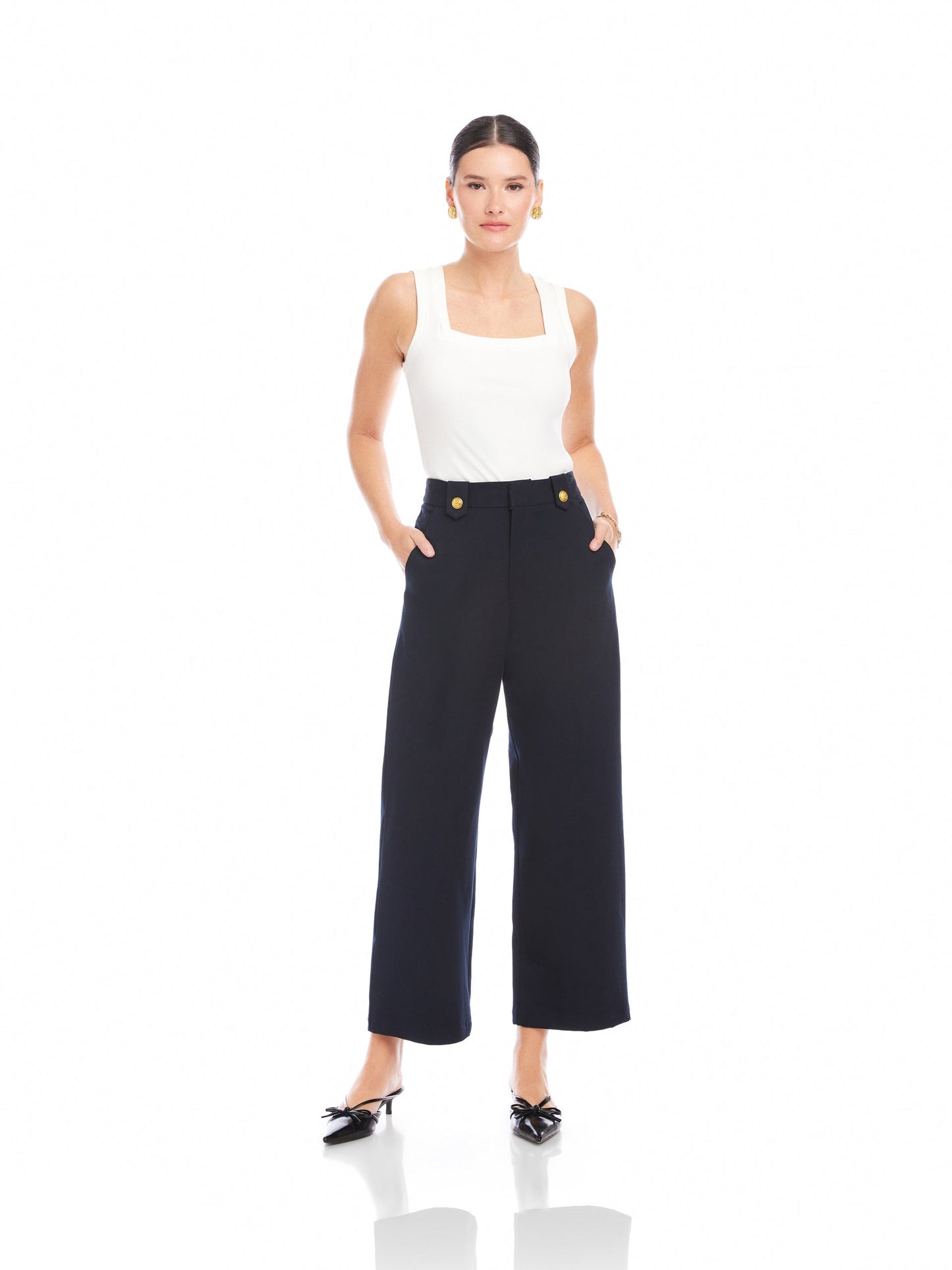 Janice Cropped Wide Leg