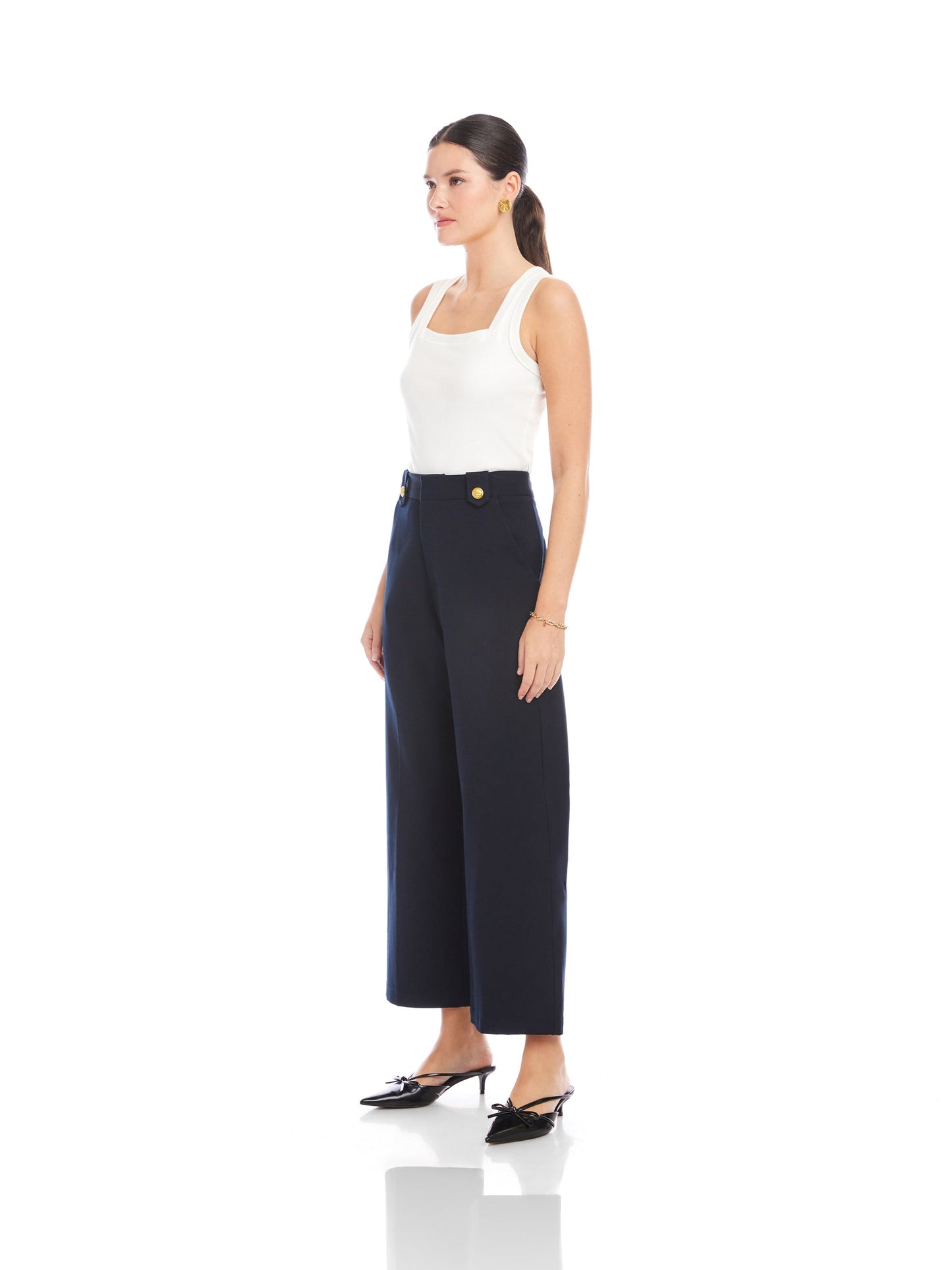 Janice Cropped Wide Leg