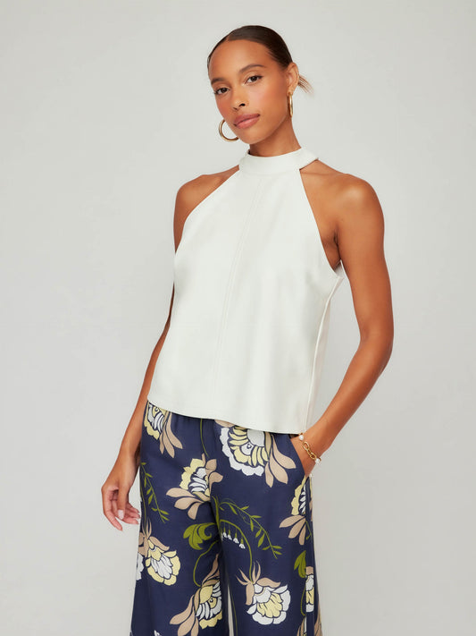 Alexis Faux Leather Halter