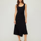 Shari Side-Pleat Dress