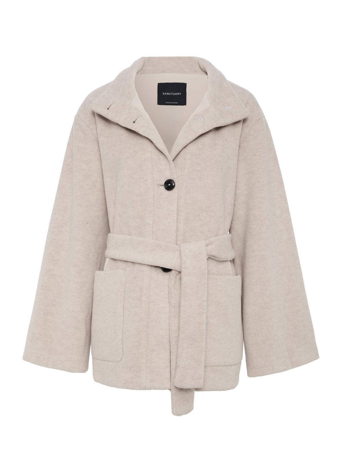 Bundled Wool Coat