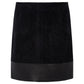 Broadway Suede Leather Skirt