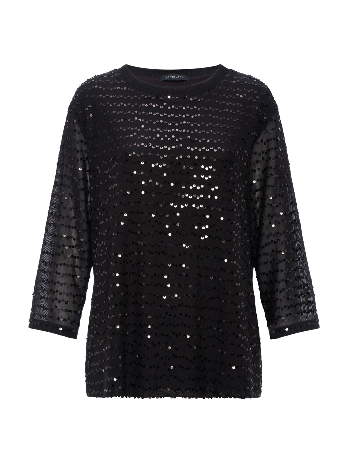 3/4 Sequin Mode Tee