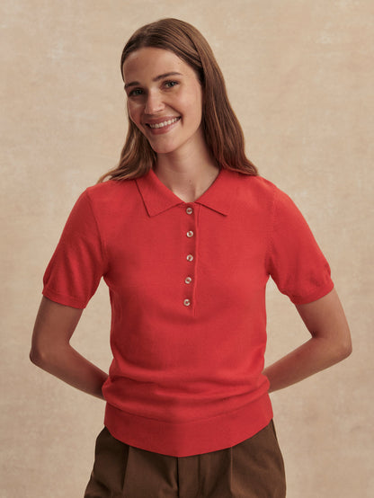 Toni Fine Knit Polo