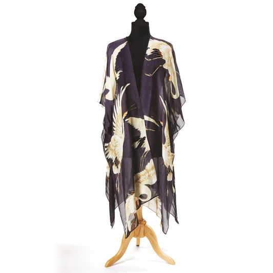 Heron Long Kimono