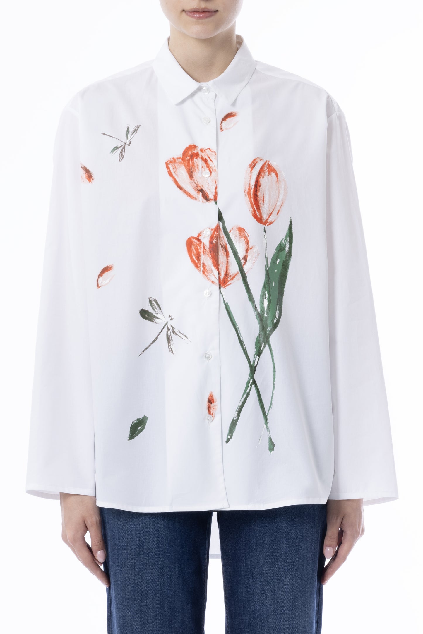 Tulip Hand-painted Shirt