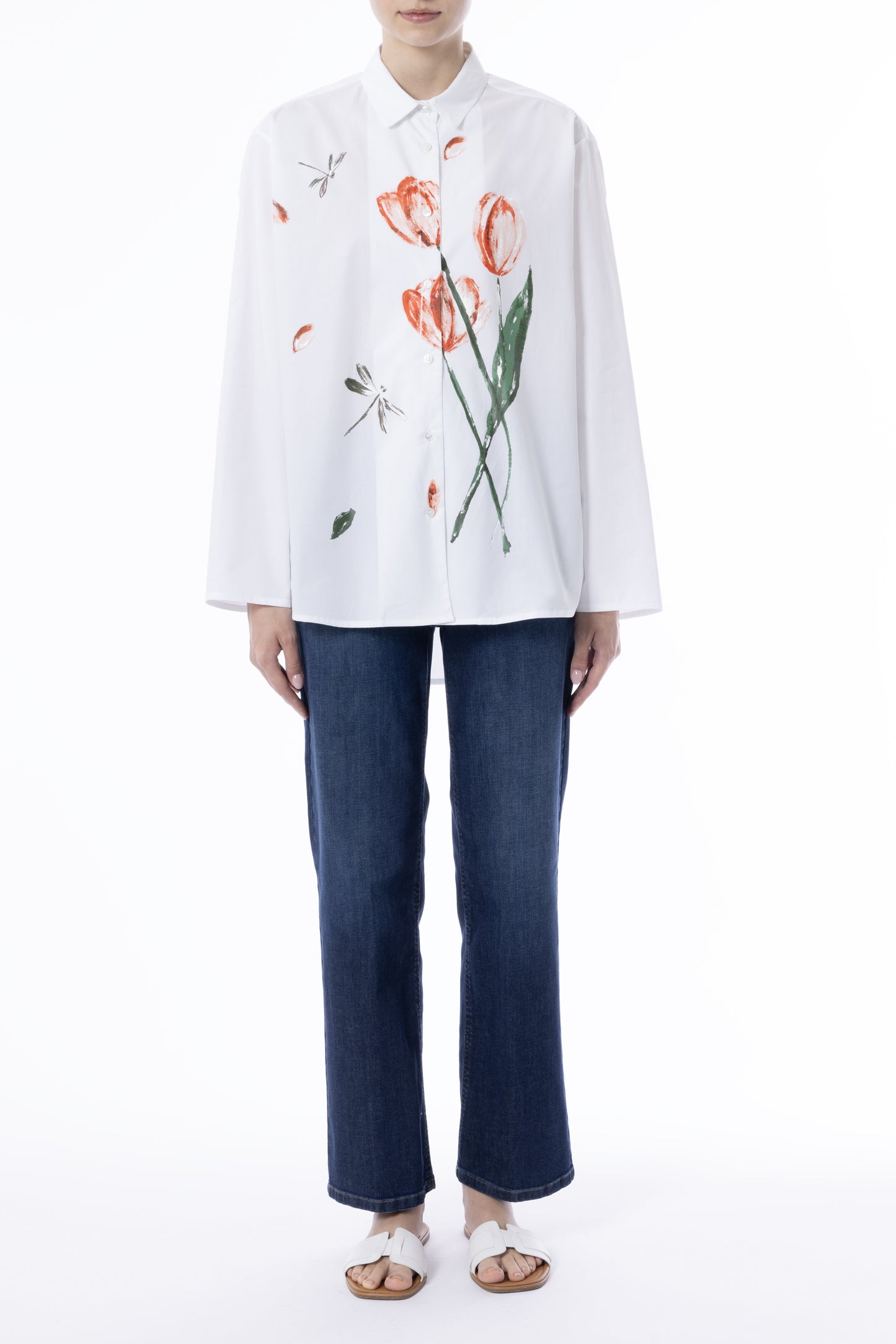 Tulip Hand-painted Shirt